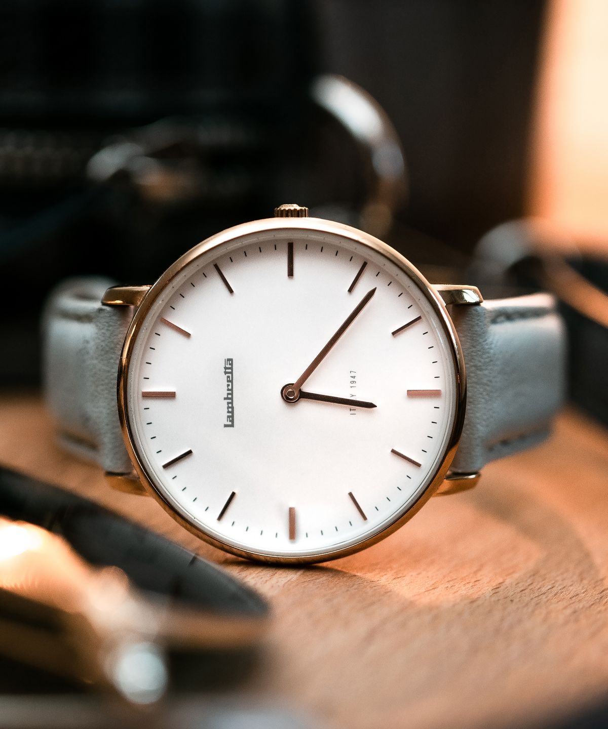 람브레타시계(LAMBRETTA WATCHES) Classico 36 Rose Gold White Grey 여성시계