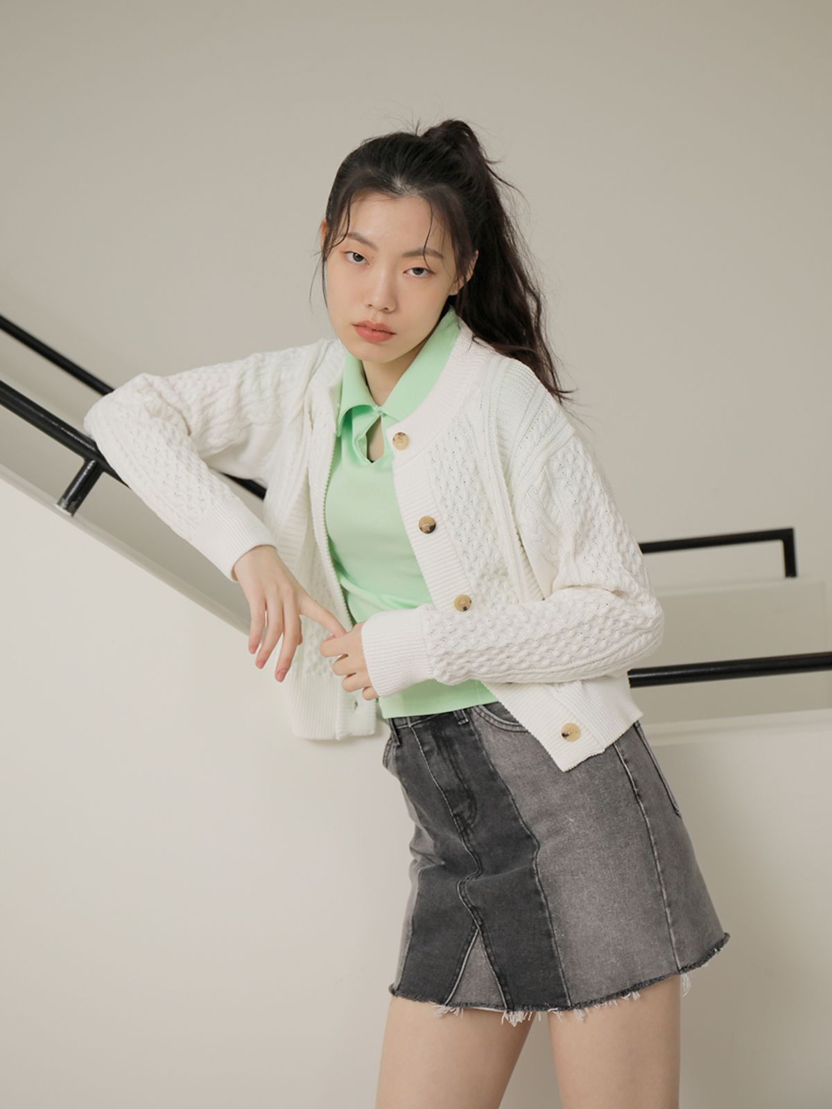 느와(NOIR) T Cardigan