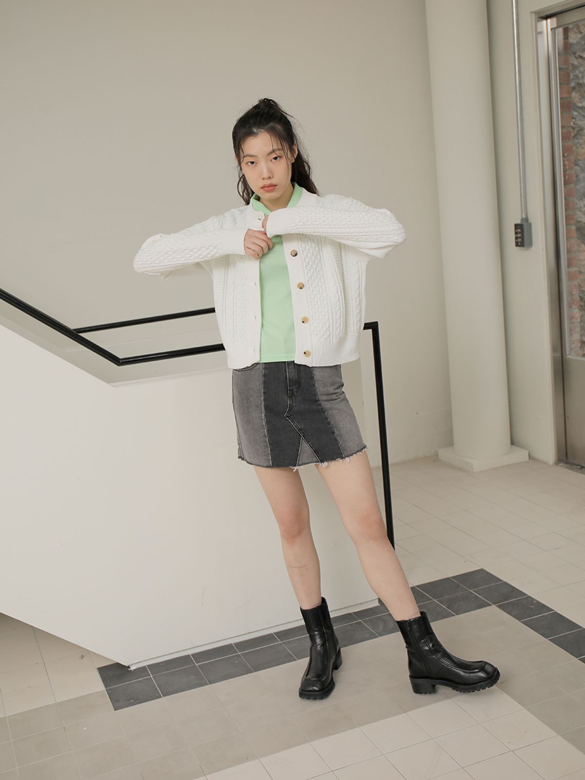 느와(NOIR) T Cardigan