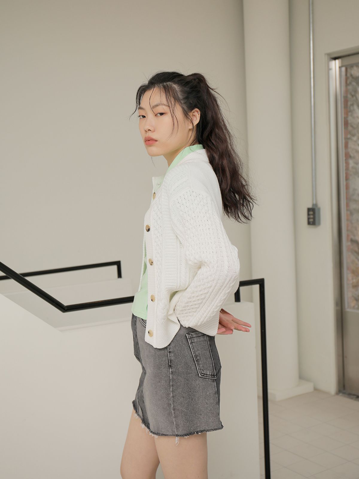 느와(NOIR) T Cardigan
