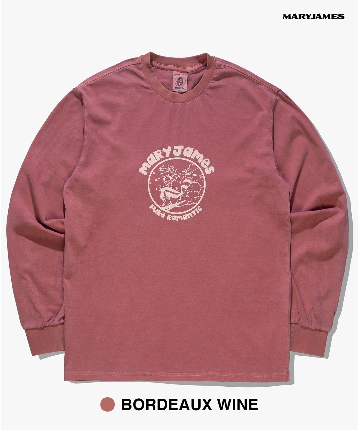 메리제임스(MARYJAMES) [남녀공용] ONEDAYMARY LONG SLEEVE (10 COLOR)