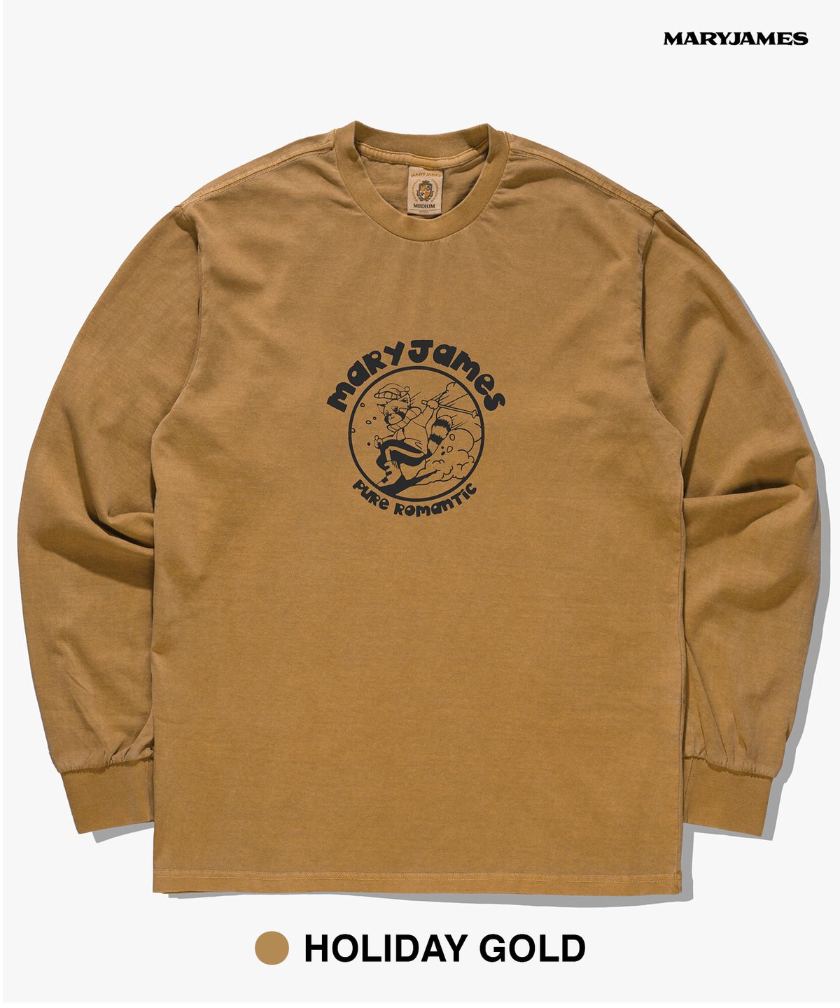 메리제임스(MARYJAMES) [남녀공용] ONEDAYMARY LONG SLEEVE (10 COLOR)