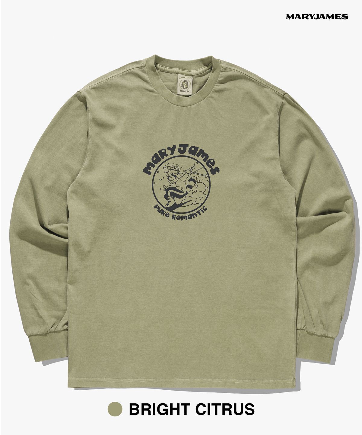 메리제임스(MARYJAMES) [남녀공용] ONEDAYMARY LONG SLEEVE (10 COLOR)