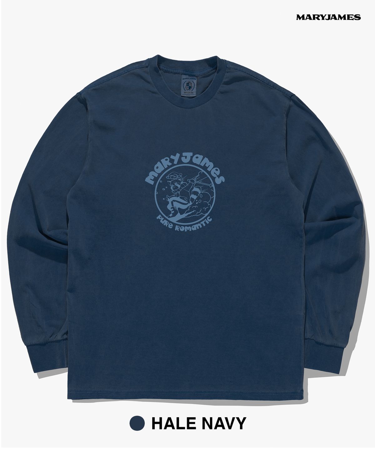 메리제임스(MARYJAMES) [남녀공용] ONEDAYMARY LONG SLEEVE (10 COLOR)