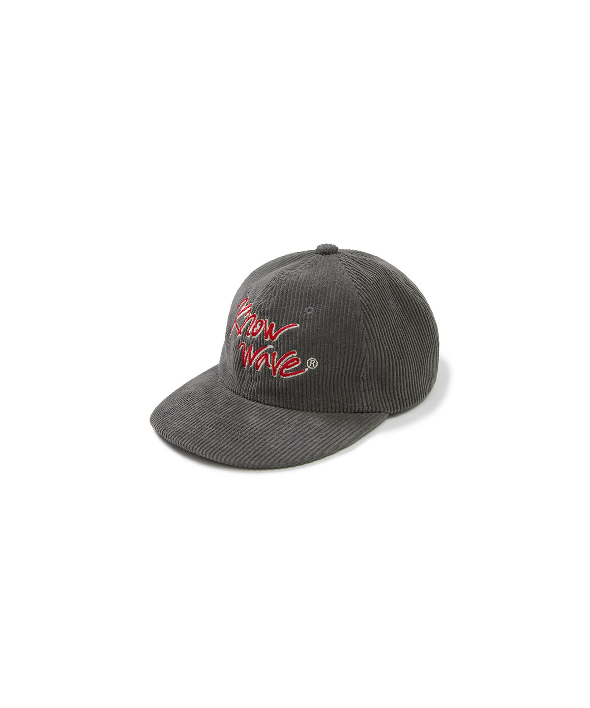 노우웨이브(KNOW WAVE) 캘리그라피 코듀로이 트러커 캡 KNA004m(CHARCOAL GREY)