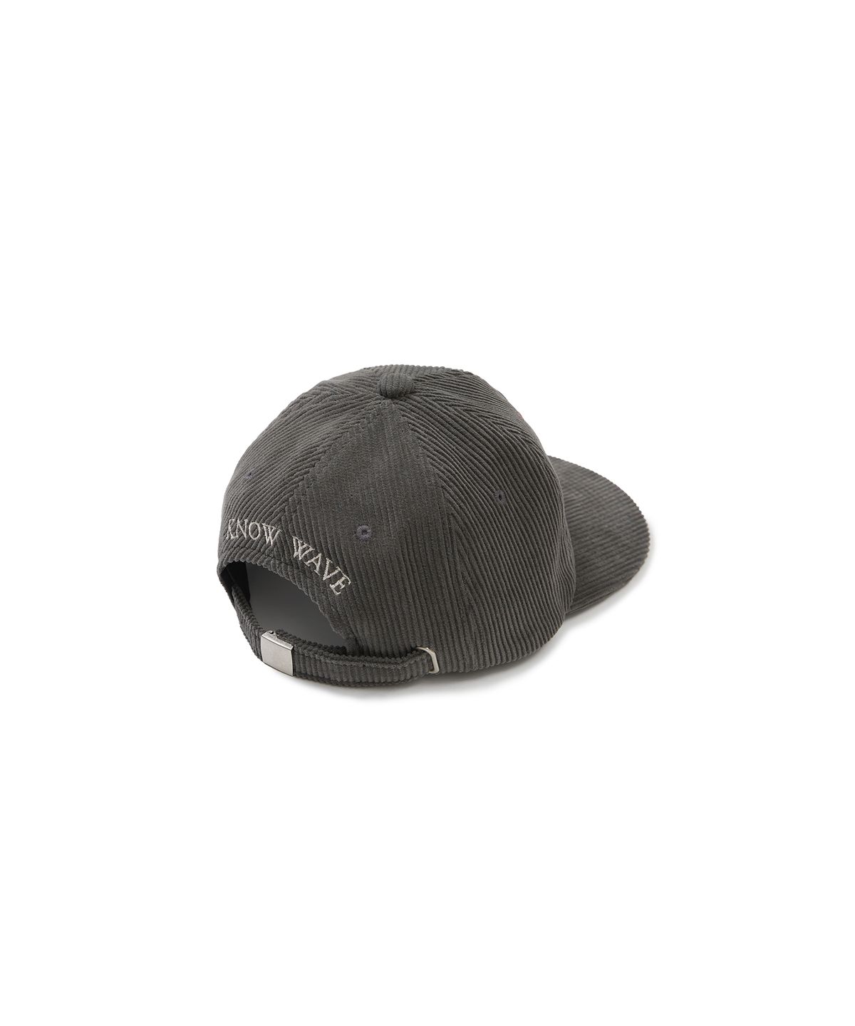 노우웨이브(KNOW WAVE) 캘리그라피 코듀로이 트러커 캡 KNA004m(CHARCOAL GREY)