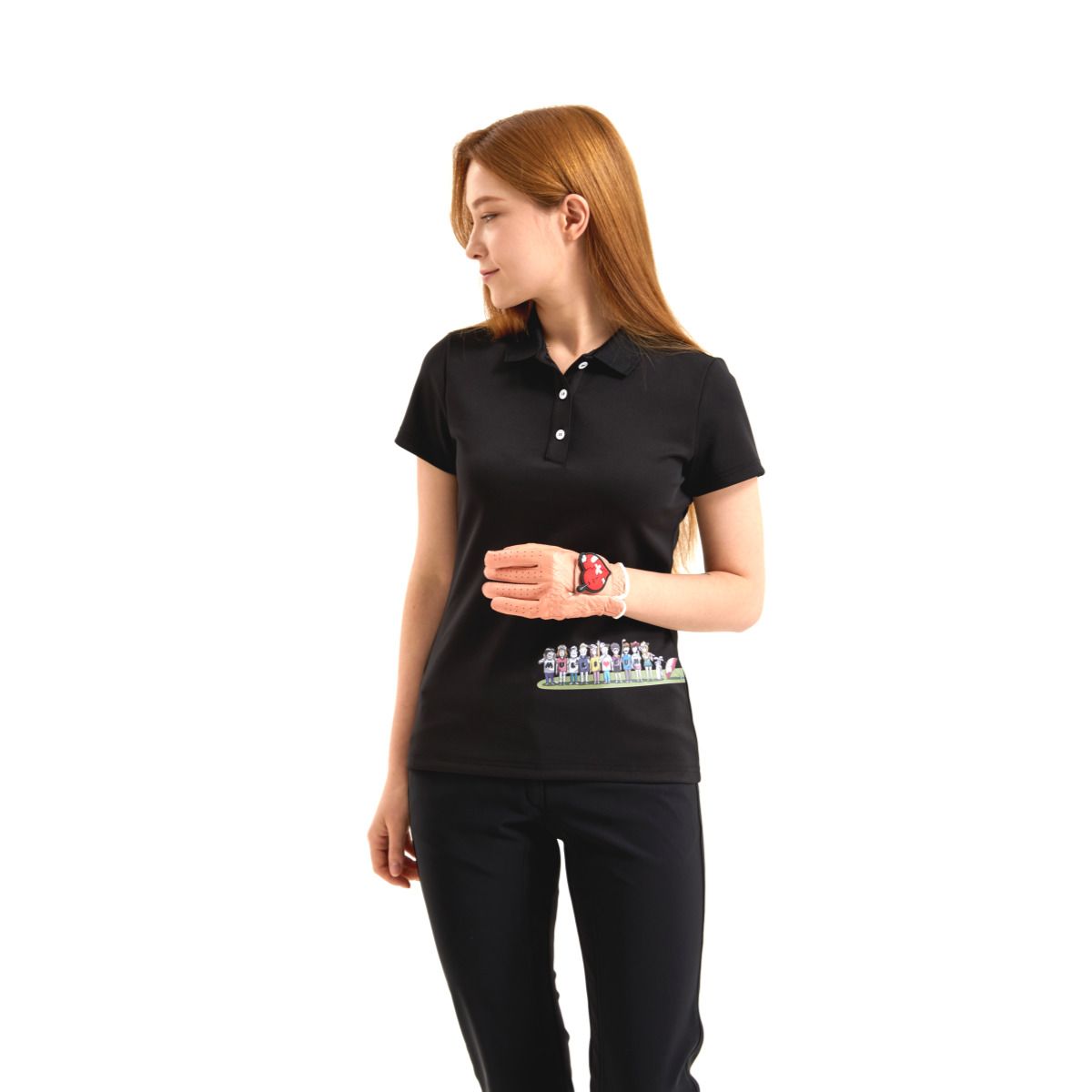 멀리건(MULLIGUN) 골프셔츠 WS001 Mulliguner Print Shirts for women