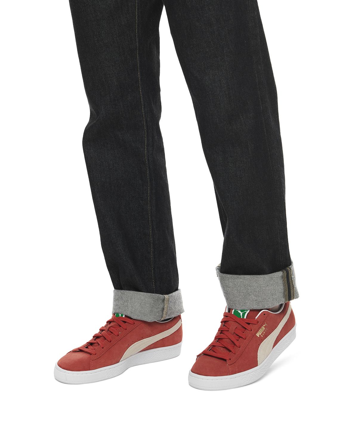 푸마(PUMA) 스웨이드 클래식 XXI - 레드:화이트 / 374915-02