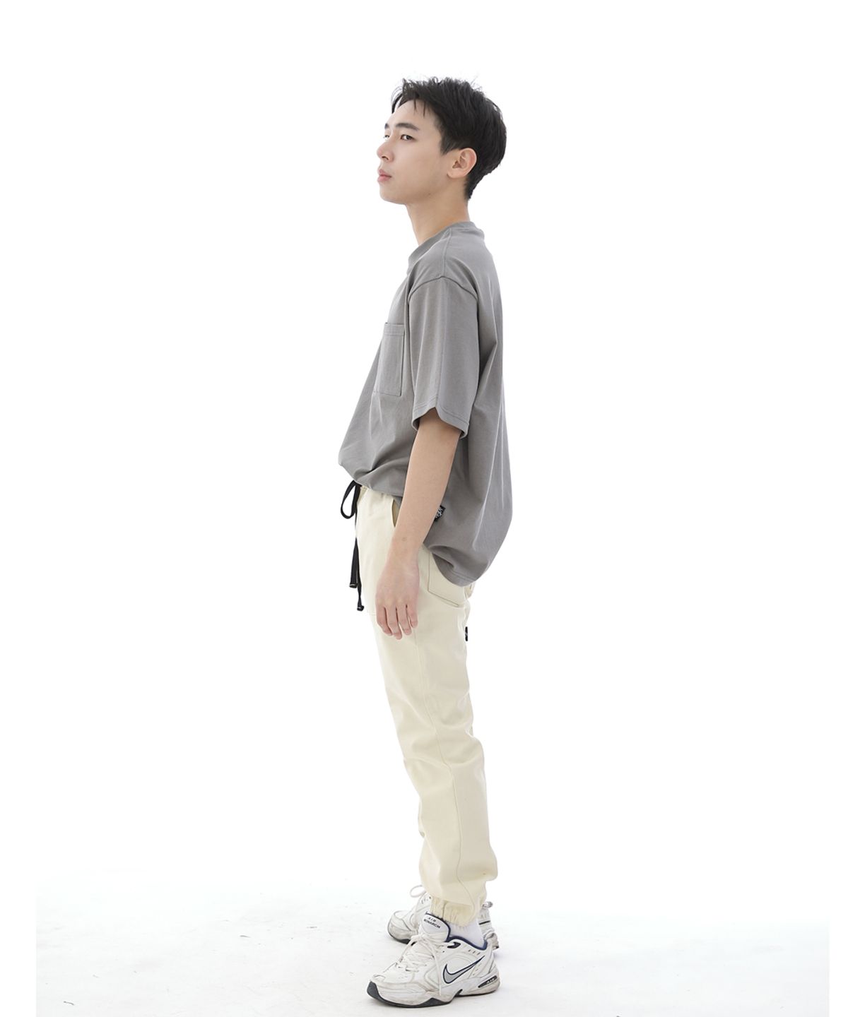 세인트크루(SAINTCREW) 스트레이트 투레이어 카고조거 팬츠 ST2-309CJ 크림
