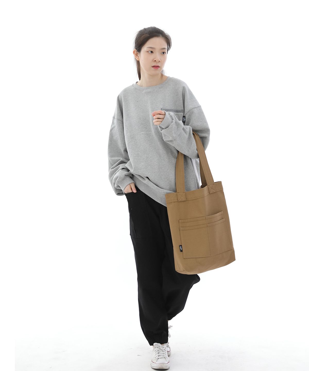 세인트크루(SAINTCREW) 프리스타일 라이프 바텍 에코백 FL-100 카멜