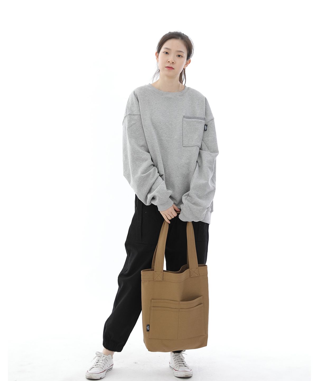 세인트크루(SAINTCREW) 프리스타일 라이프 바텍 에코백 FL-100 카멜