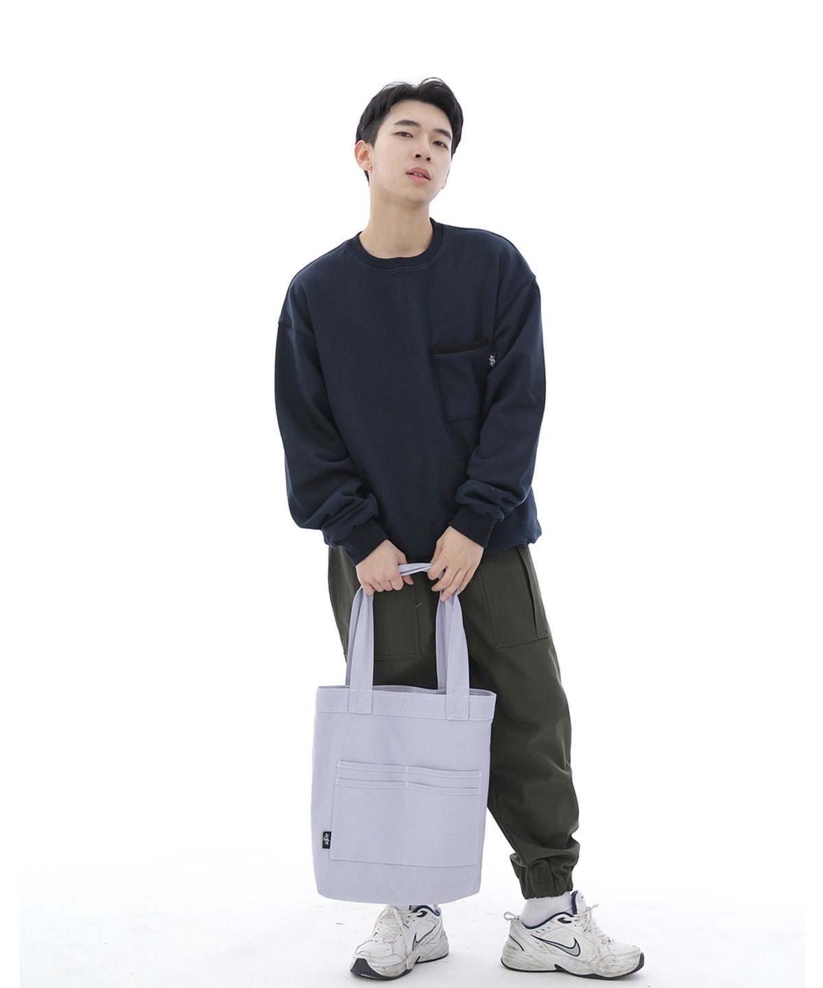 세인트크루(SAINTCREW) 프리스타일 라이프 바텍 에코백 FL-100 퍼플라이트