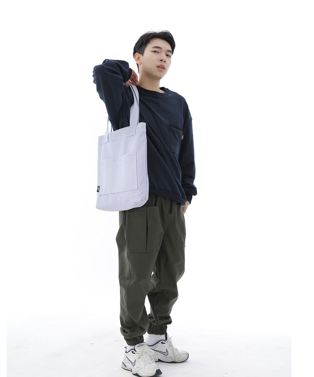 세인트크루(SAINTCREW) 프리스타일 라이프 바텍 에코백 FL-100 퍼플라이트