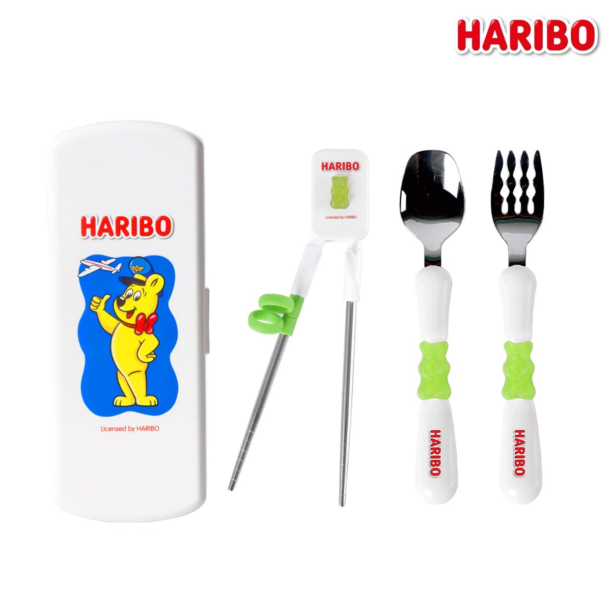 하리보(HARIBO) 커틀러리 3P 케이스 세트