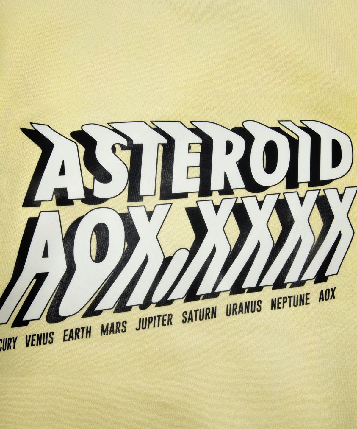 에이오엑스(AOX) ASTEROID sweatshirt(Oversize fit) Yellow