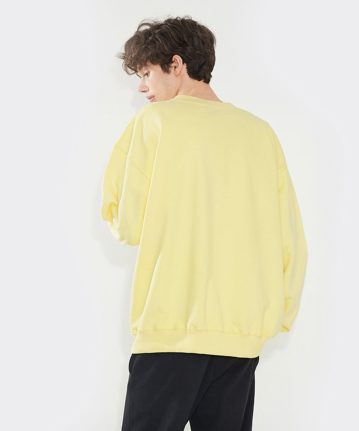 에이오엑스(AOX) ASTEROID sweatshirt(Oversize fit) Yellow