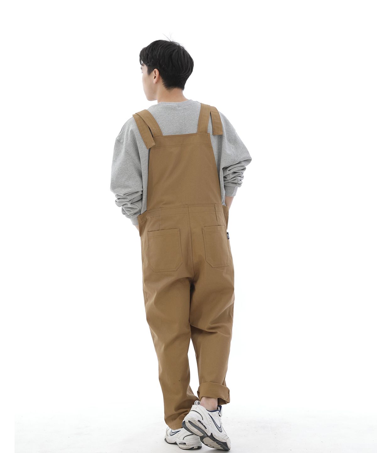 세인트크루(SAINTCREW) 데크 와이드빕 카고포켓 오버롤 WCP-601 카멜