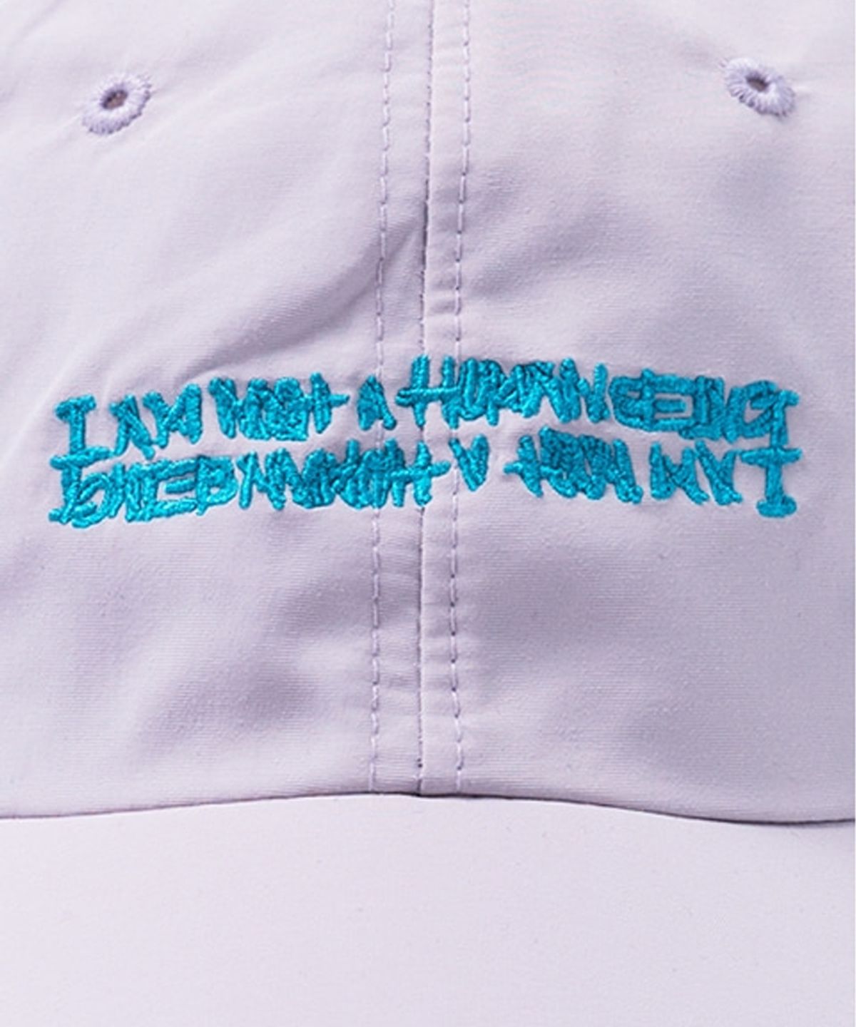 아임낫어휴먼비잉(I AM NOT A HUMAN BEING) BASIC LOGO CAP - LIGHT PURPLE