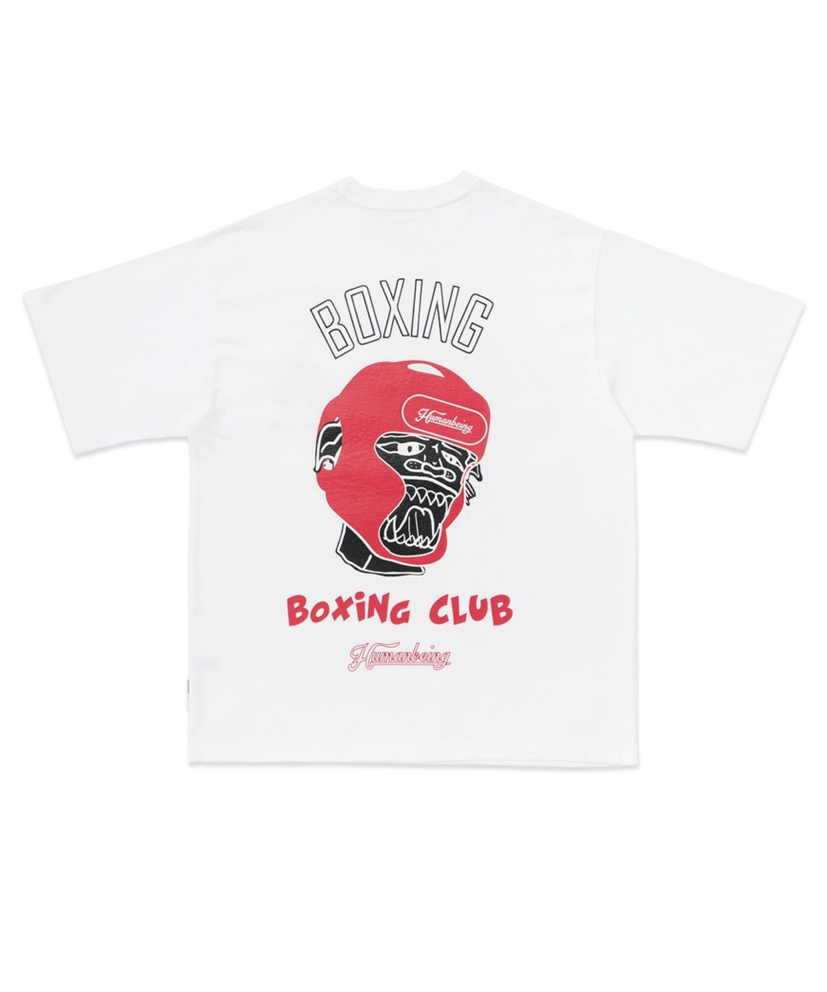 아임낫어휴먼비잉(I AM NOT A HUMAN BEING) BOXER TEE - WHITE