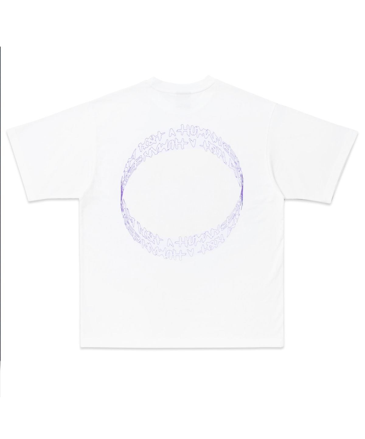 아임낫어휴먼비잉(I AM NOT A HUMAN BEING) CIRCLE LOGO TEE - WHITE