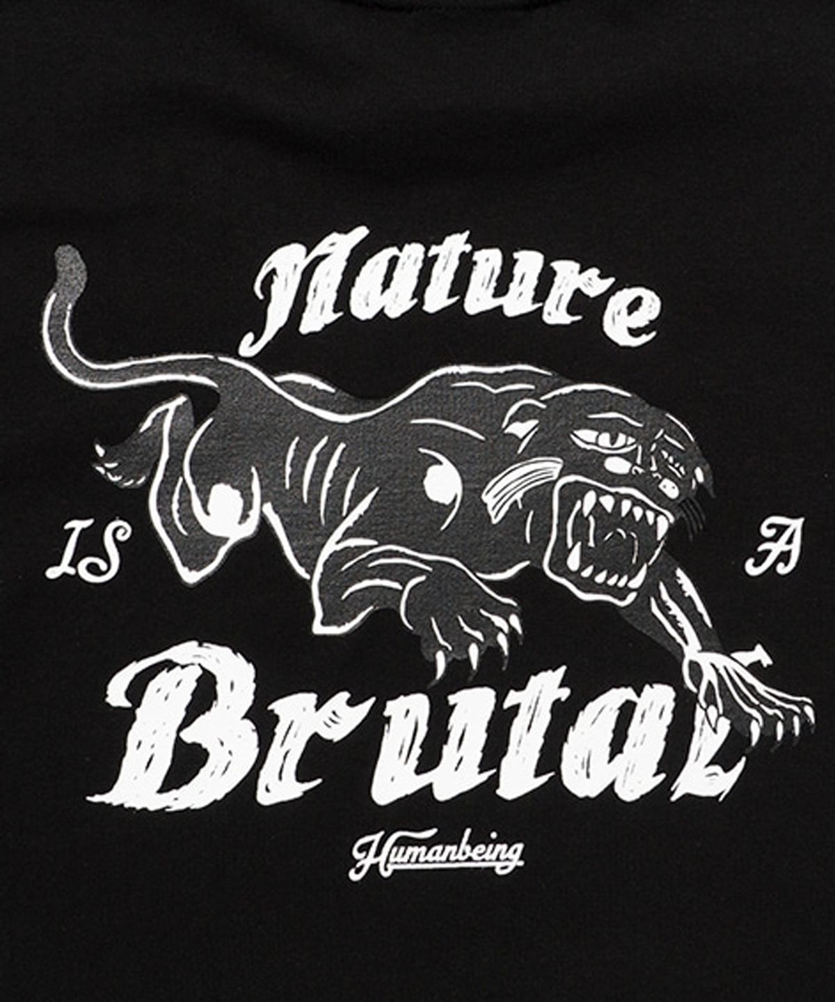 아임낫어휴먼비잉(I AM NOT A HUMAN BEING) PANTHER TEE - BLACK