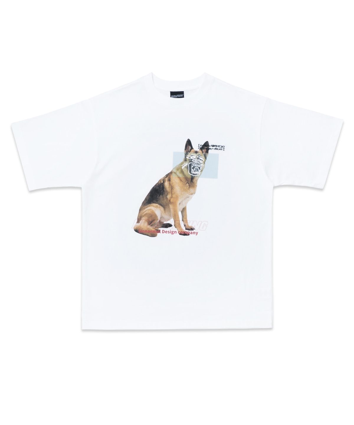 아임낫어휴먼비잉(I AM NOT A HUMAN BEING) MOSAIC TEE - WHITE