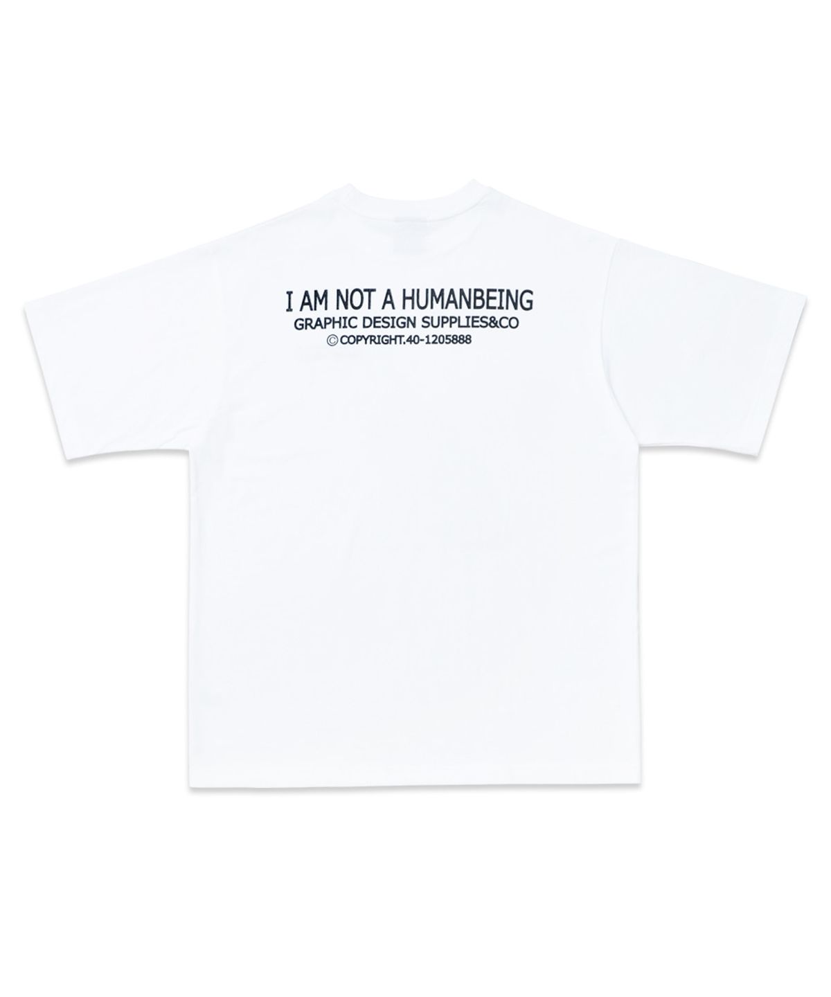 아임낫어휴먼비잉(I AM NOT A HUMAN BEING) MOSAIC TEE - WHITE
