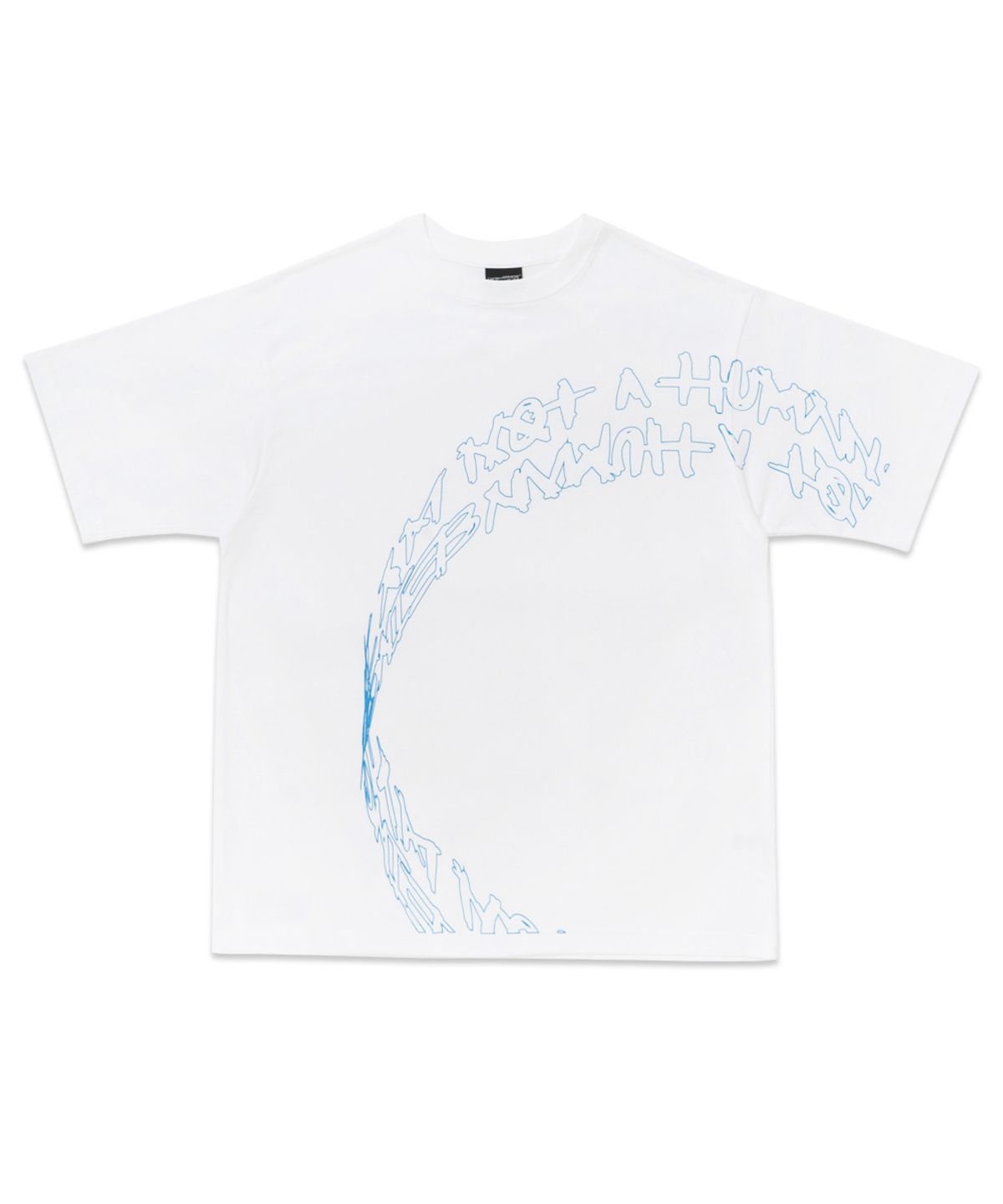 아임낫어휴먼비잉(I AM NOT A HUMAN BEING) WARP LOGO TEE - WHITE