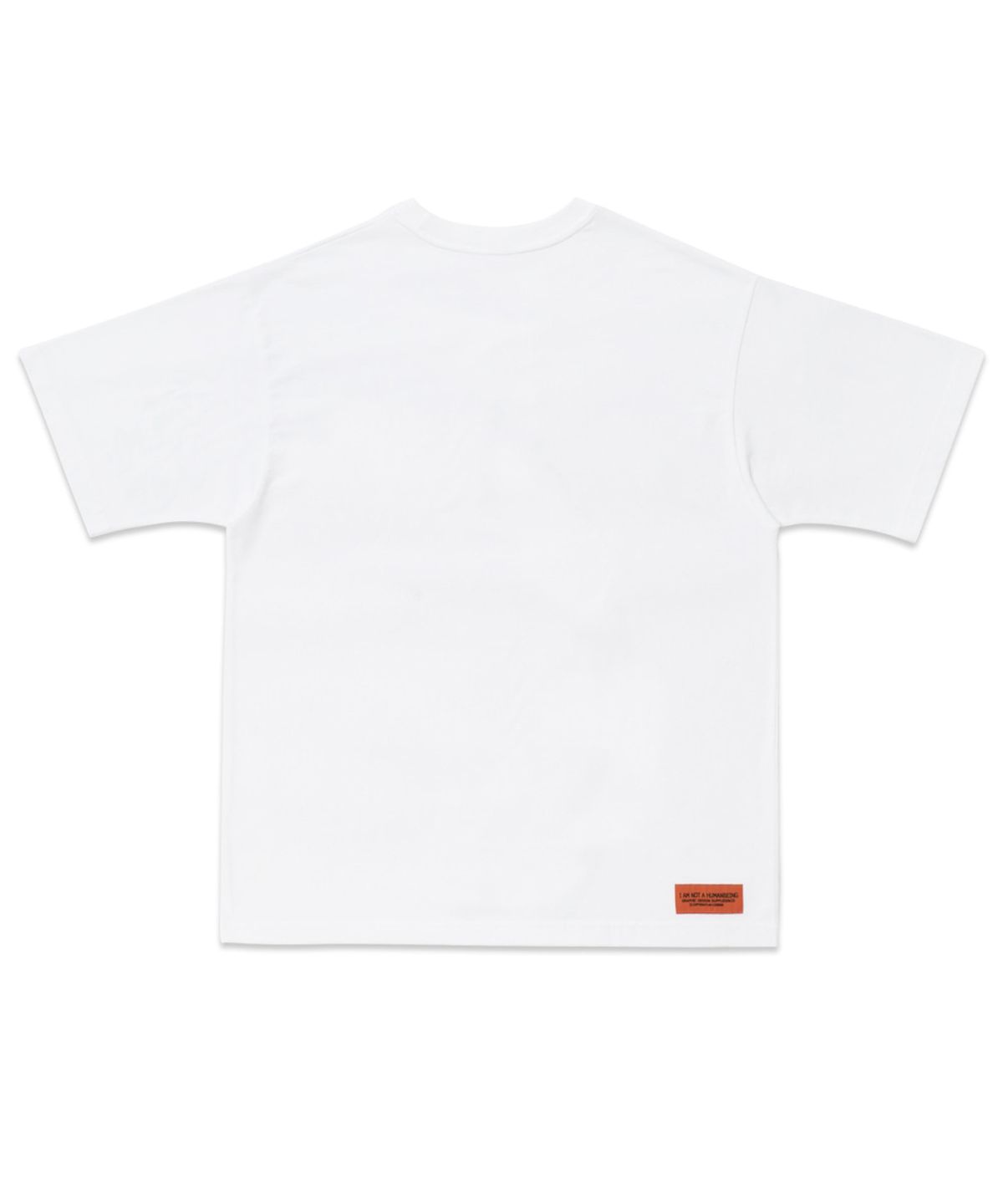 아임낫어휴먼비잉(I AM NOT A HUMAN BEING) WARP LOGO TEE - WHITE