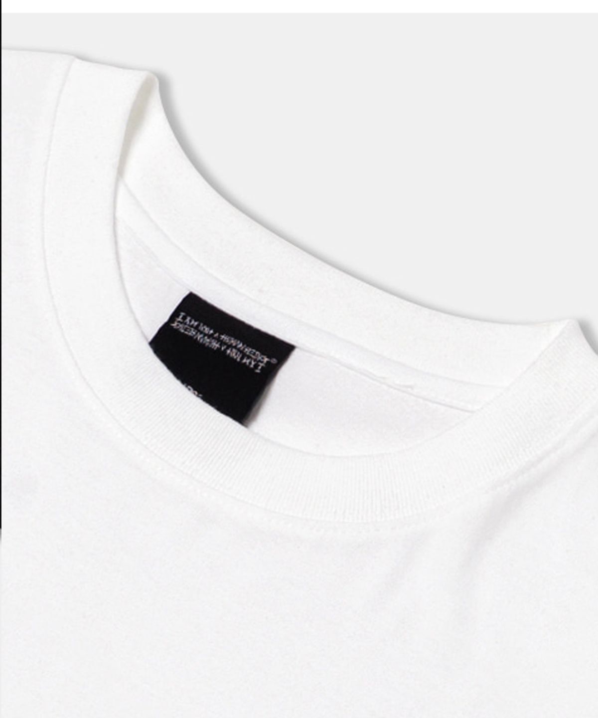 아임낫어휴먼비잉(I AM NOT A HUMAN BEING) WARP LOGO TEE - WHITE