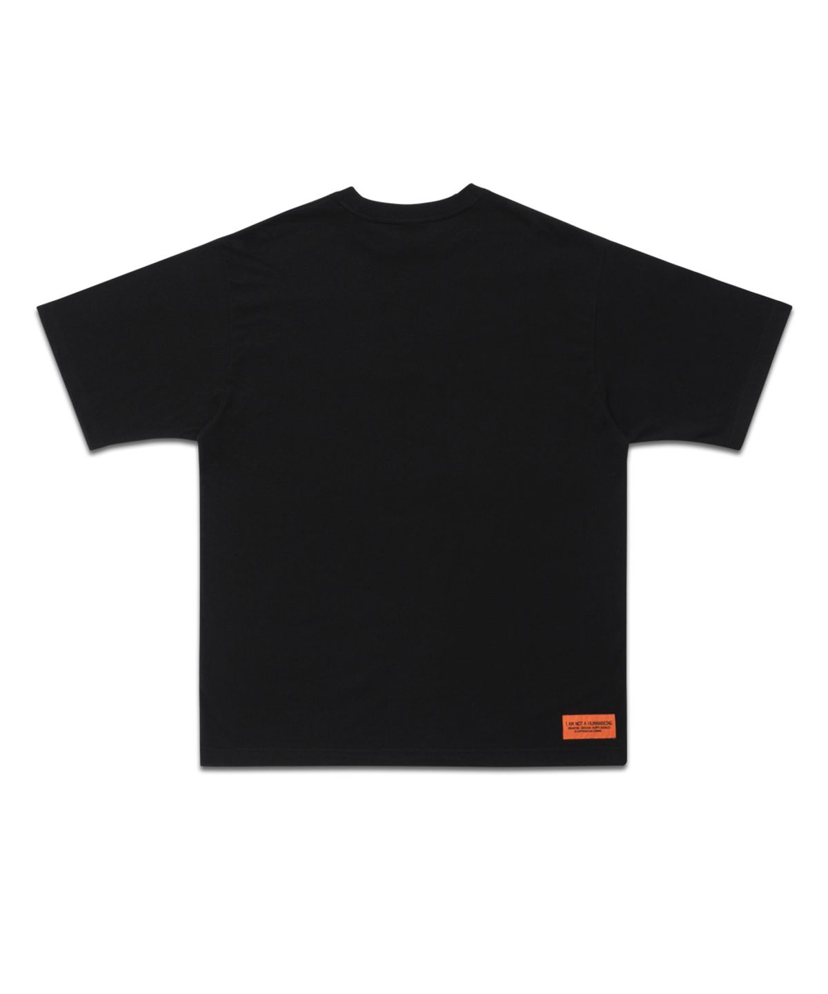 아임낫어휴먼비잉(I AM NOT A HUMAN BEING) WARP LOGO TEE - BLACK
