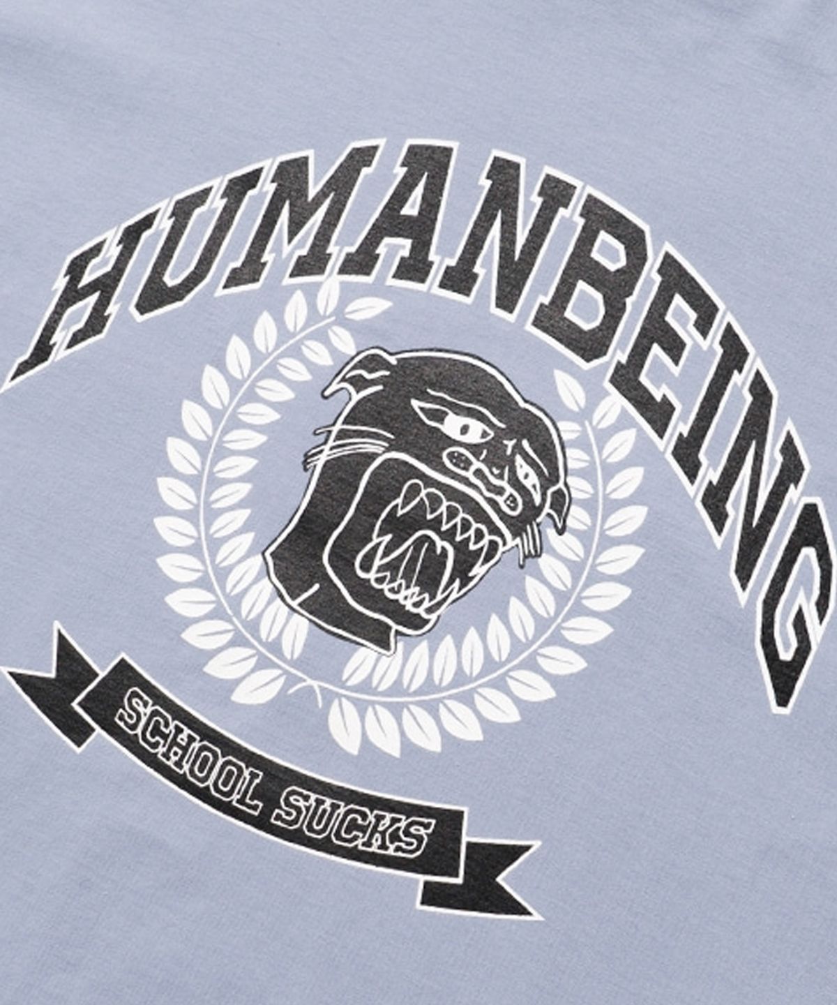 아임낫어휴먼비잉(I AM NOT A HUMAN BEING) VARSITY TEE - SKY BLUE