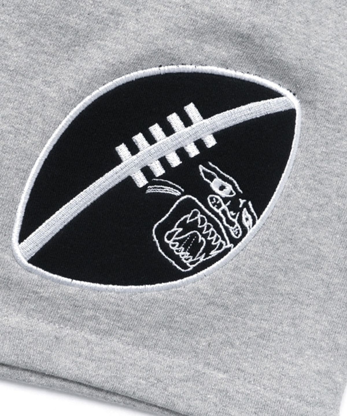 아임낫어휴먼비잉(I AM NOT A HUMAN BEING) RUGBY 1/2 SWEAT SHORTS - GREY