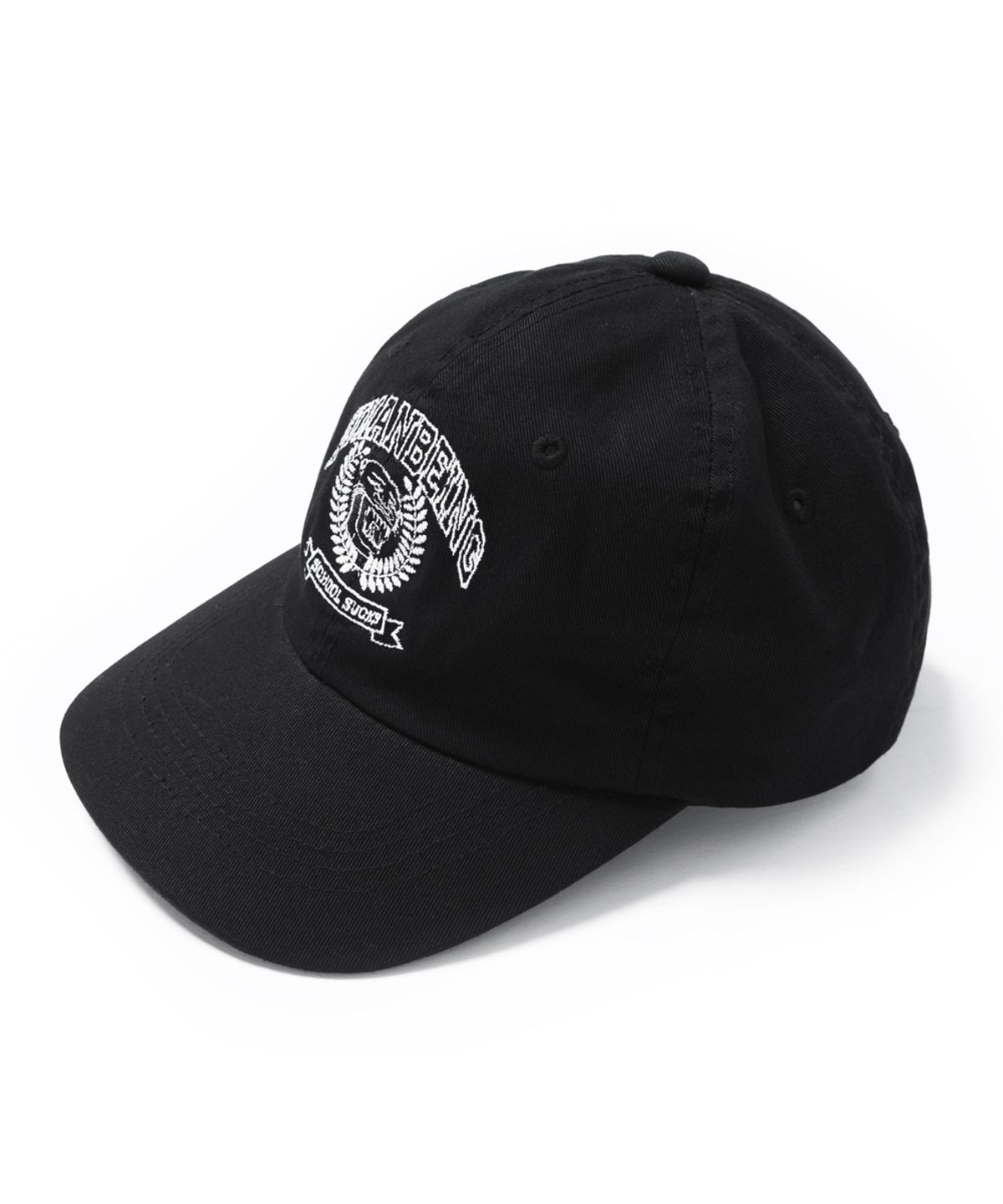 아임낫어휴먼비잉(I AM NOT A HUMAN BEING) VARSITY CAP - BLACK