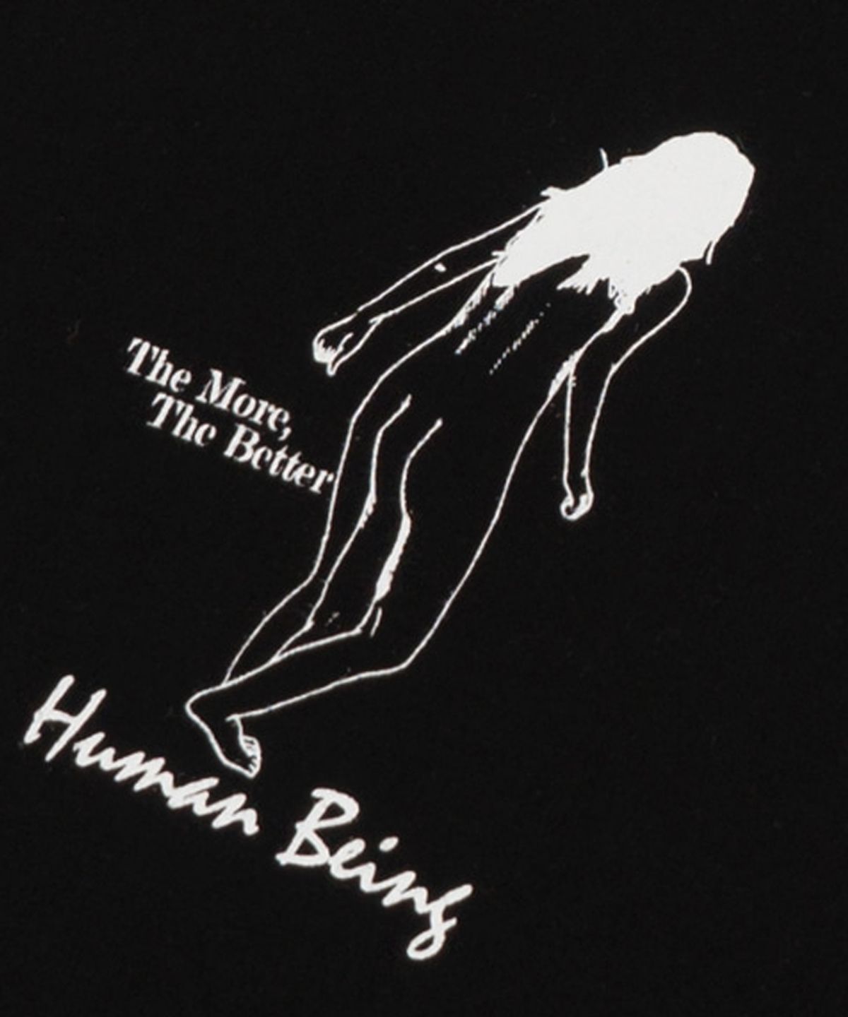 아임낫어휴먼비잉(I AM NOT A HUMAN BEING) A LADY TEE - BLACK