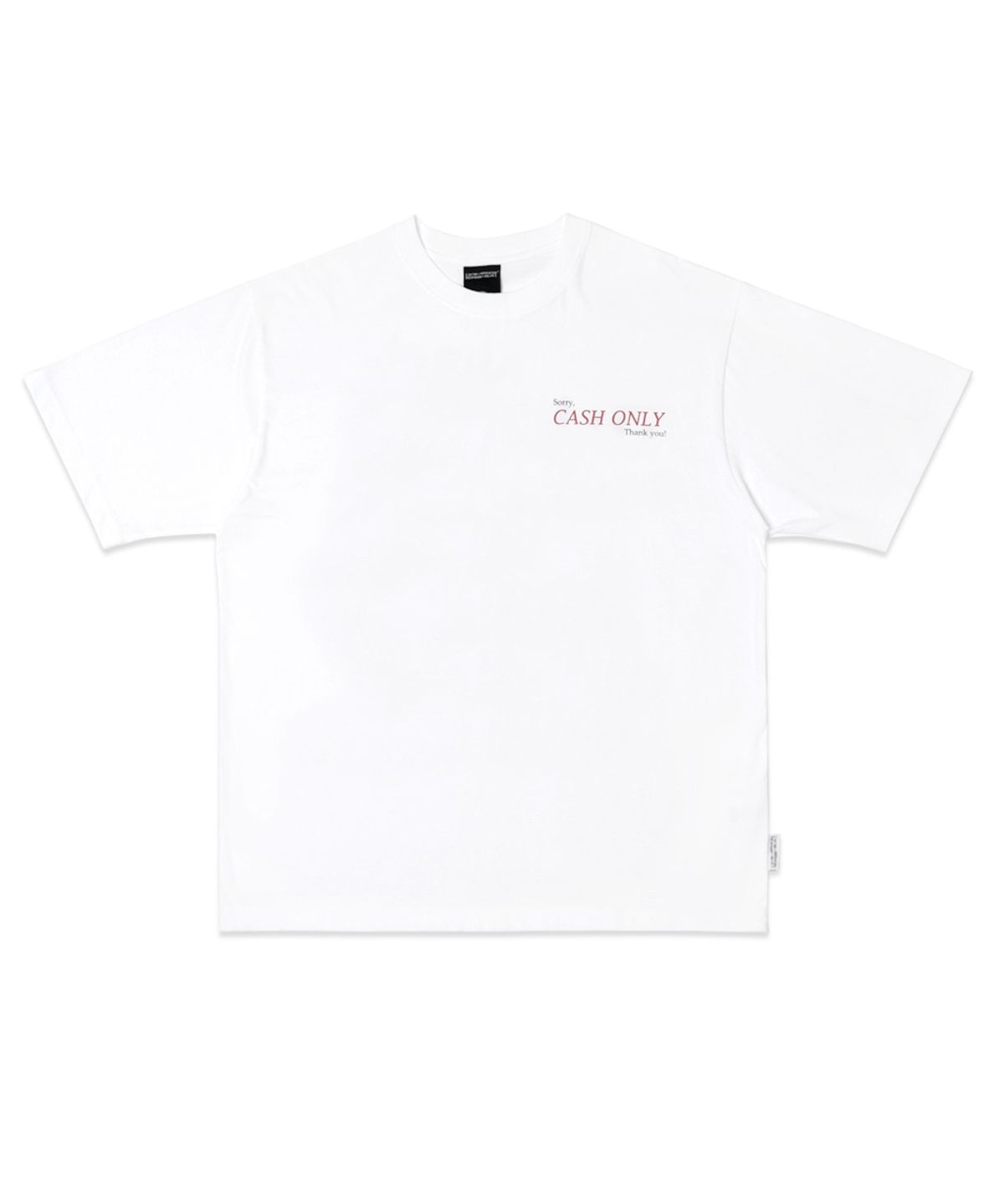 아임낫어휴먼비잉(I AM NOT A HUMAN BEING) CASH ONLY TEE - WHITE
