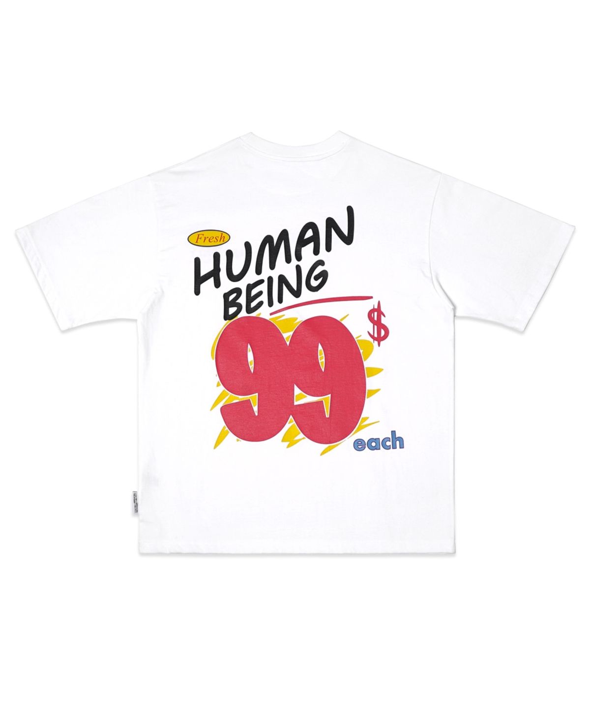 아임낫어휴먼비잉(I AM NOT A HUMAN BEING) CASH ONLY TEE - WHITE