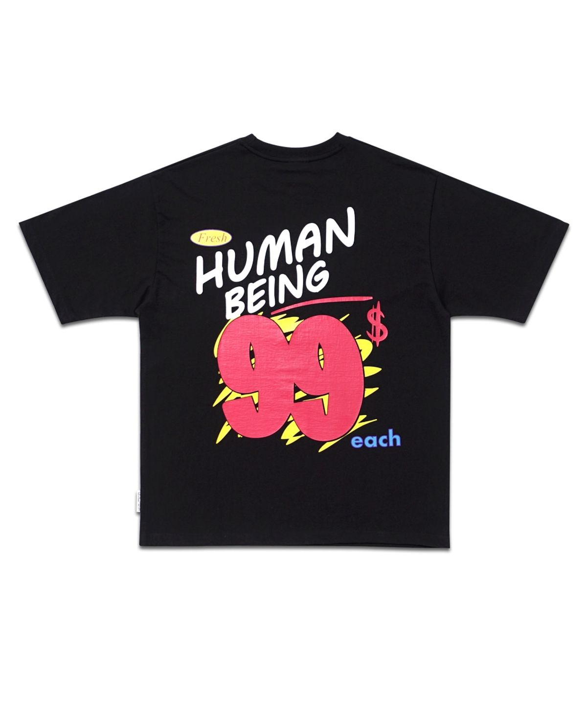 아임낫어휴먼비잉(I AM NOT A HUMAN BEING) CASH ONLY TEE - BLACK