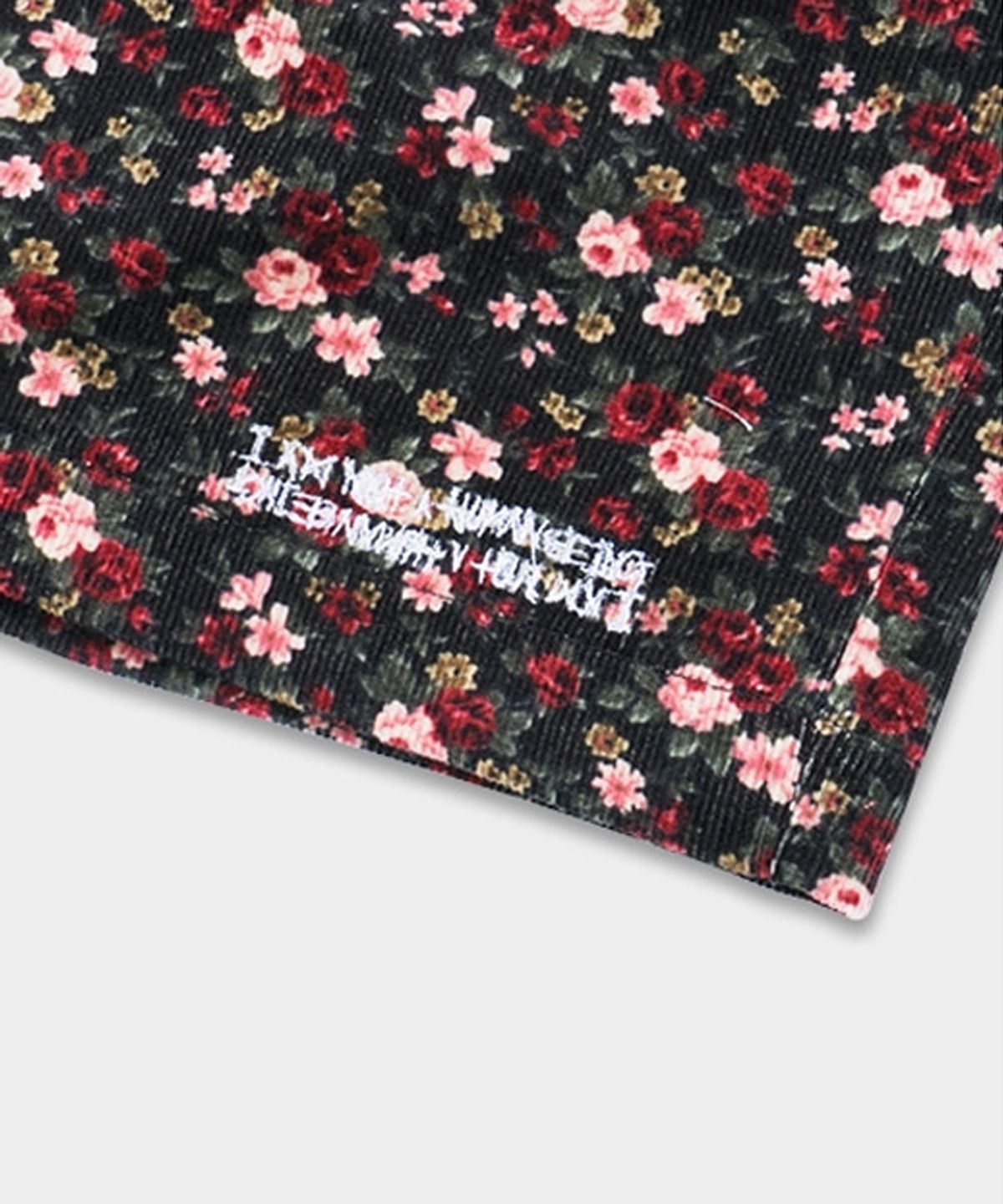 아임낫어휴먼비잉(I AM NOT A HUMAN BEING) FLORAL SHORTS - BLACK