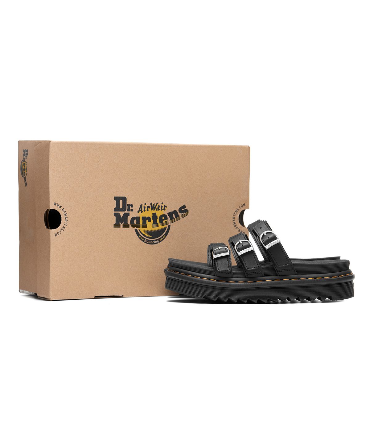 닥터마틴(DR.MARTENS) 블레어 블랙 하이드로 슬리퍼 / 25456001