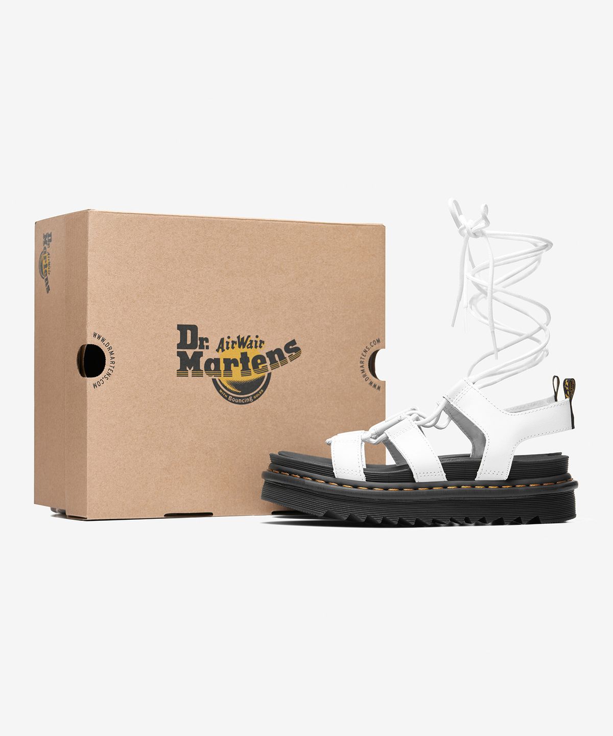 닥터마틴(DR.MARTENS) 나틸라 화이트 샌들 / 24641100