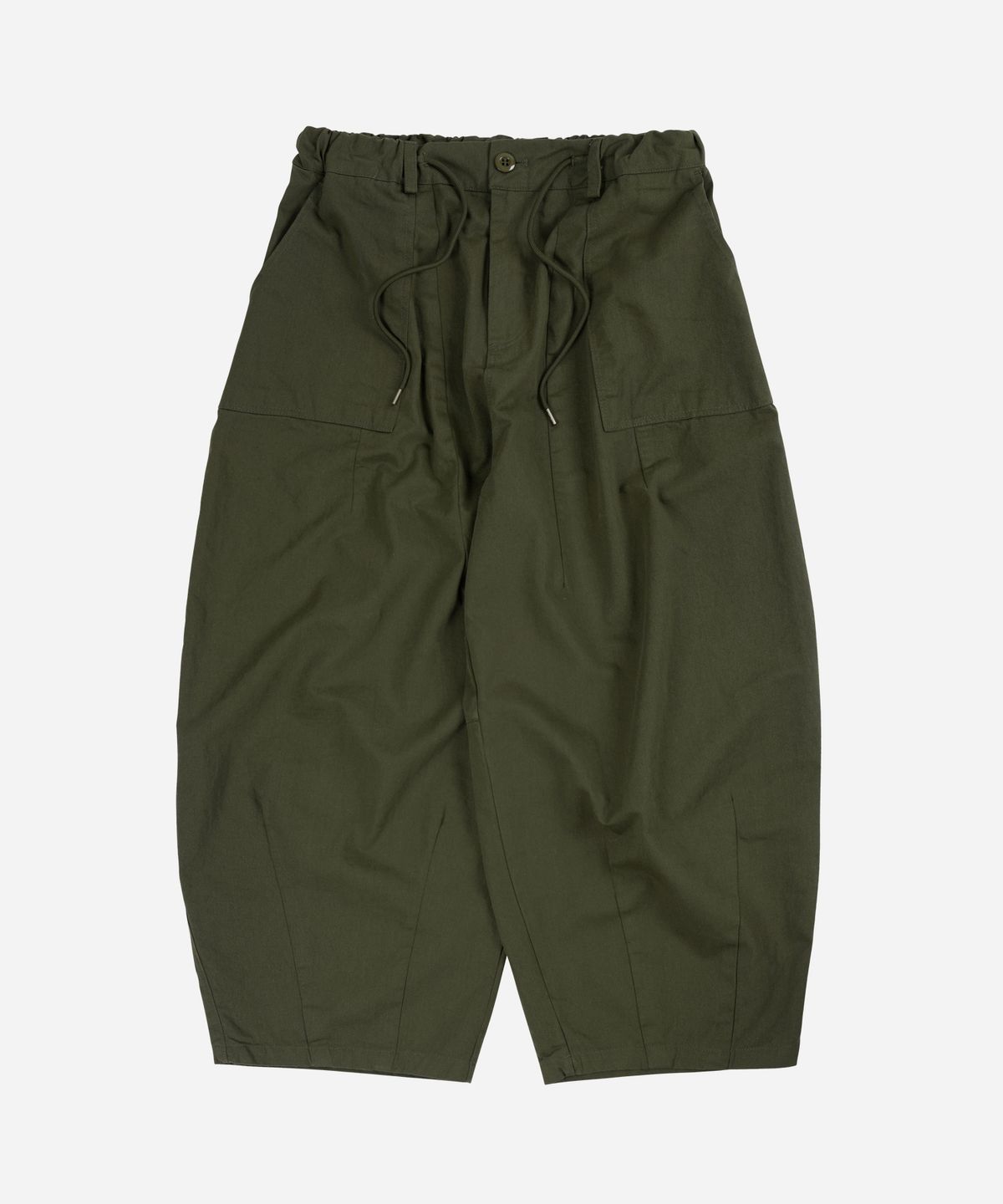 프리즘웍스(FRIZMWORKS) TWILL BALLOON PANTS _ OLIVE
