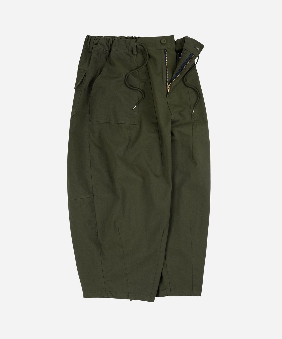 프리즘웍스(FRIZMWORKS) TWILL BALLOON PANTS _ OLIVE