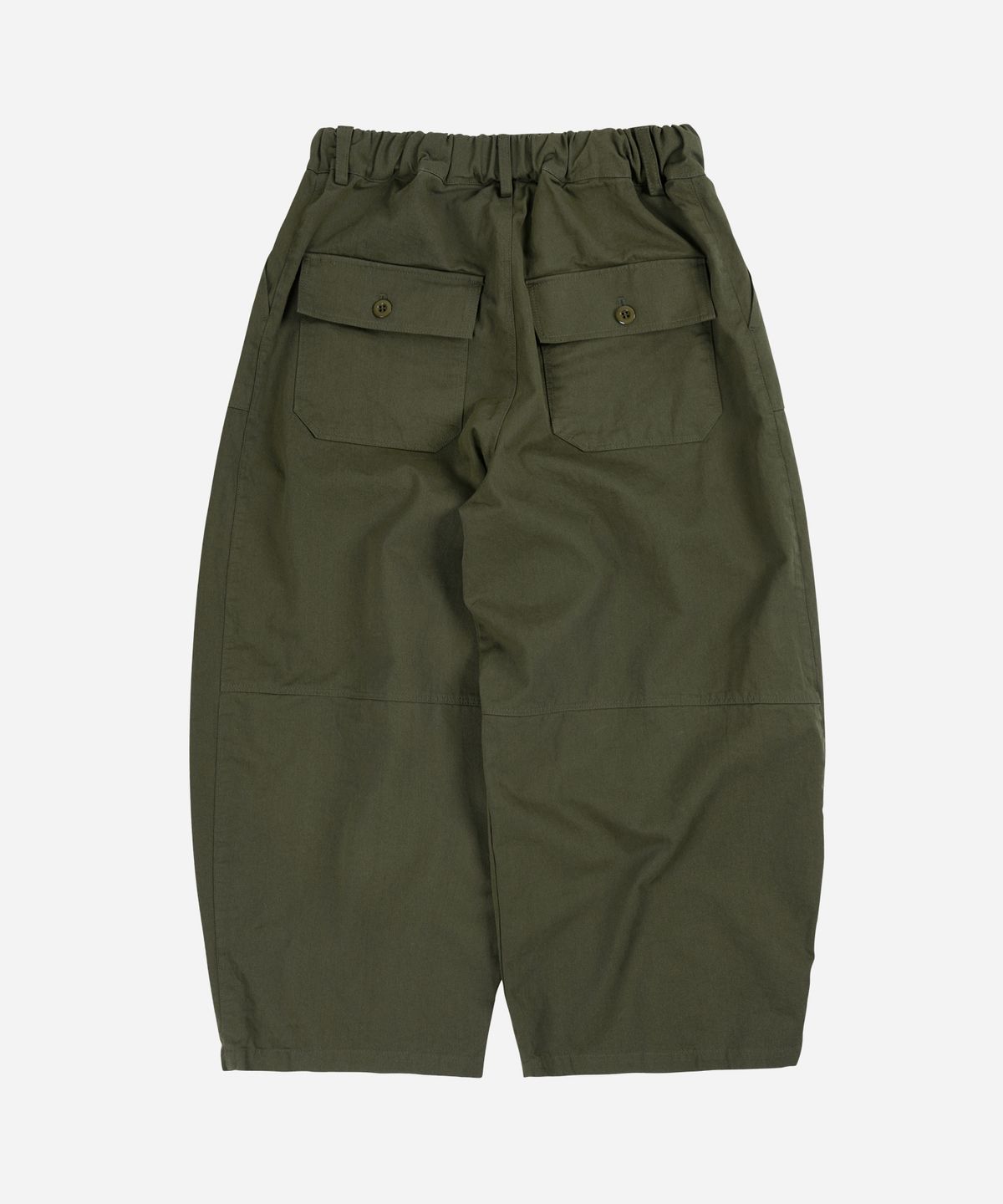 프리즘웍스(FRIZMWORKS) TWILL BALLOON PANTS _ OLIVE