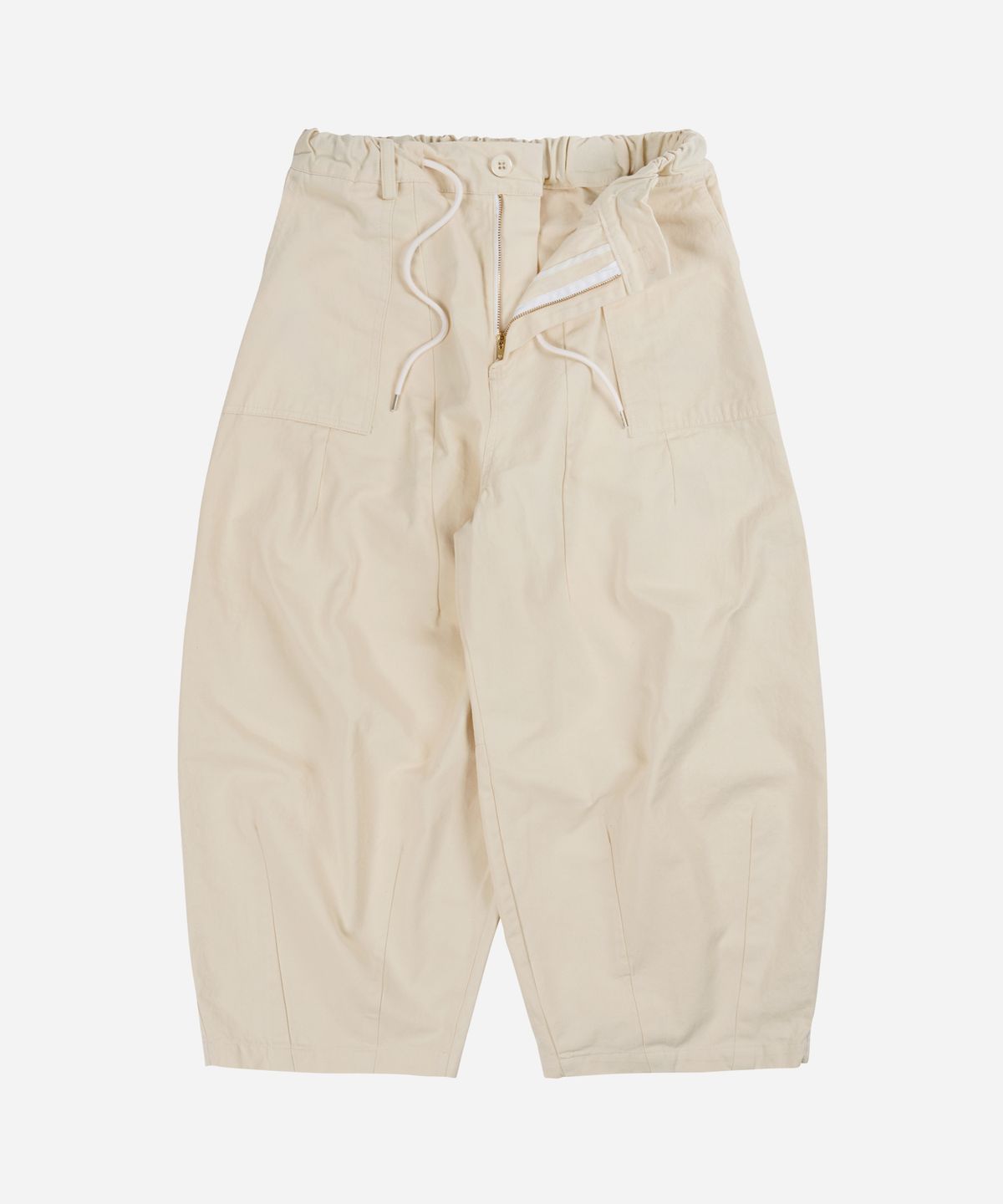 프리즘웍스(FRIZMWORKS) TWILL BALLOON PANTS _ IVORY