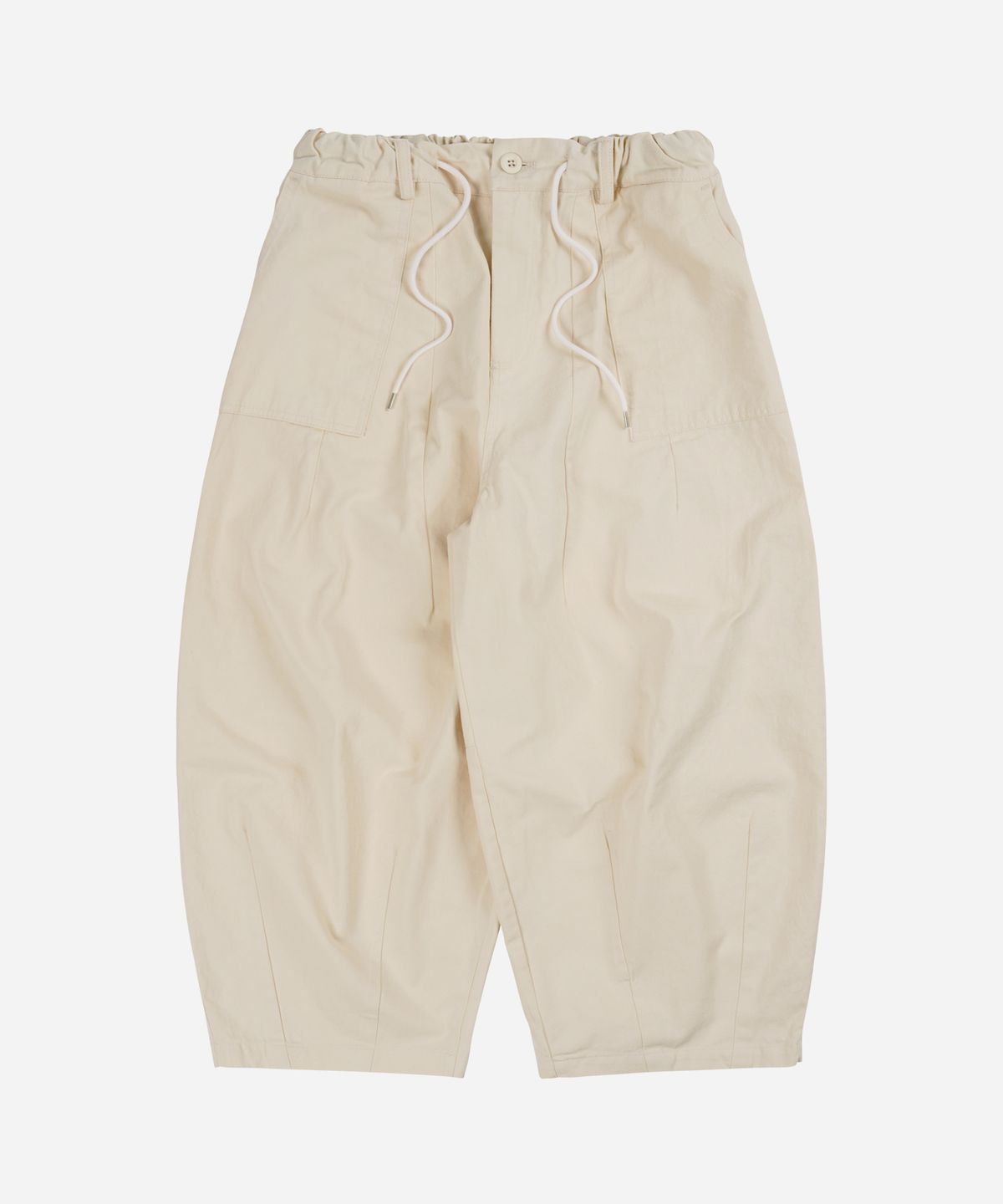 프리즘웍스(FRIZMWORKS) TWILL BALLOON PANTS _ IVORY