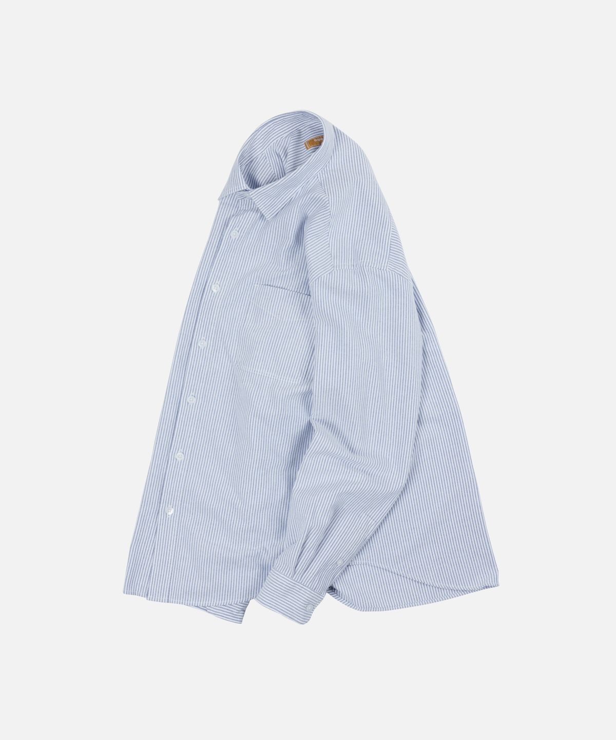 프리즘웍스(FRIZMWORKS) OG STRIPE OVERSIZED SHIRT _ BLUE