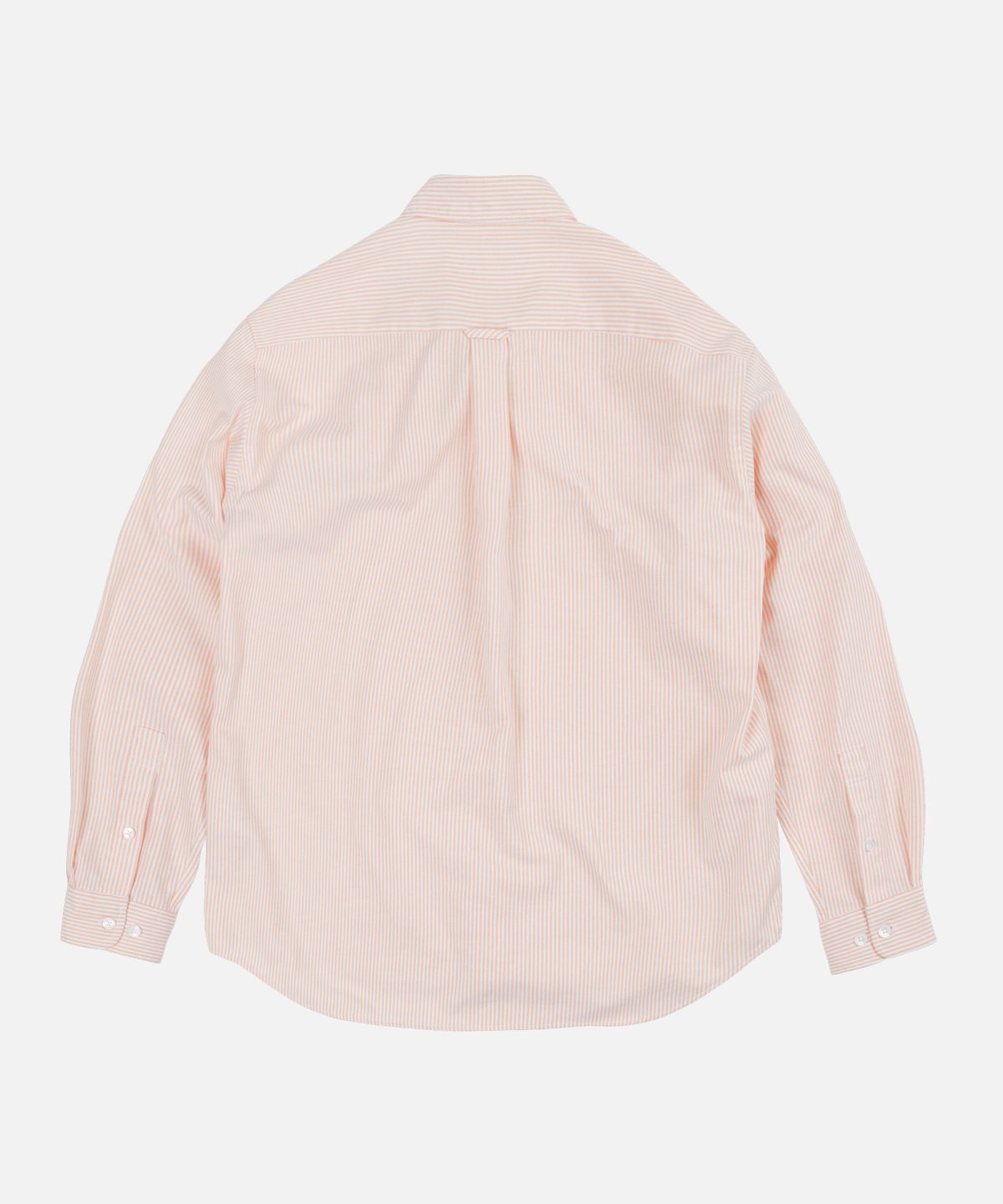 프리즘웍스(FRIZMWORKS) OG STRIPE OVERSIZED SHIRT _ ORANGE
