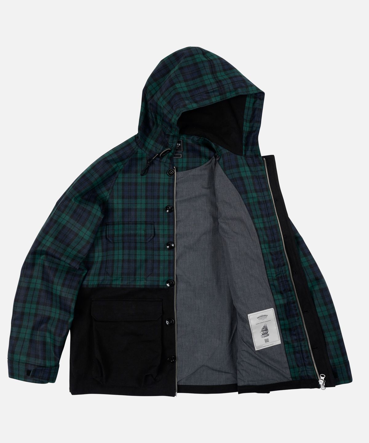 프리즘웍스(FRIZMWORKS) UTILITY MOUNTAIN PARKA _ BLACK WATCH