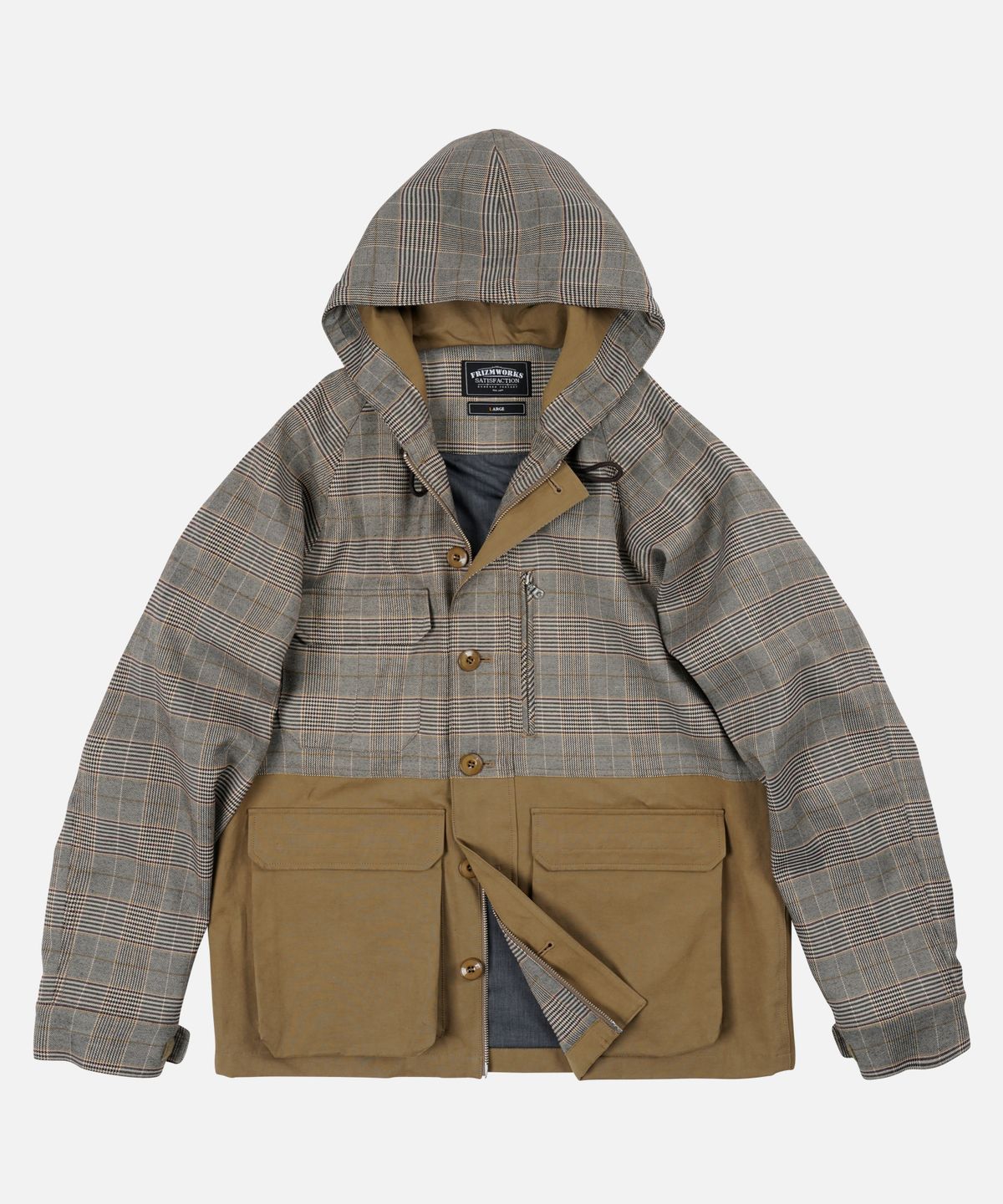 프리즘웍스(FRIZMWORKS) UTILITY MOUNTAIN PARKA _ GLEN CHECK